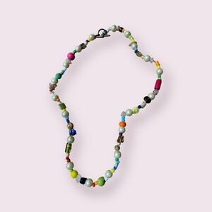 Colourful beaded necklace
